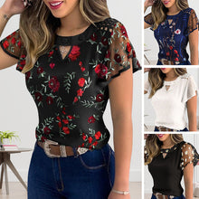 Last inn bildet i Galleri-visningsprogrammet, Floral Mesh Top