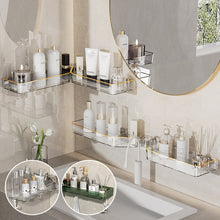 Last inn bildet i Galleri-visningsprogrammet, Veggmontert hjørnehylle uten stansing