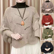 Last inn bildet i Galleri-visningsprogrammet, Flaggermusermet strikkesjal