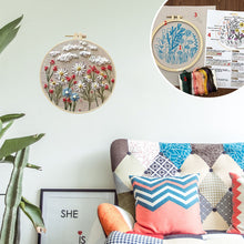 Last inn bildet i Galleri-visningsprogrammet, Blomstersett for broderibøyler for nybegynnere