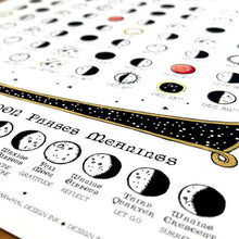 Last inn bildet i Galleri-visningsprogrammet, 2022 MÄnefasekalender med treramme