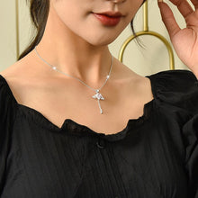 Last inn bildet i Galleri-visningsprogrammet, Amorhjerte Halskjede med bevegelige vinger