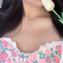 Last inn bildet i Galleri-visningsprogrammet, Amorhjerte Halskjede med bevegelige vinger