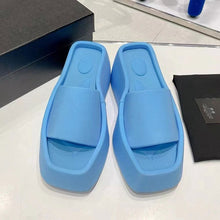 Last inn bildet i Galleri-visningsprogrammet, Luksussandaler med firkantet tå