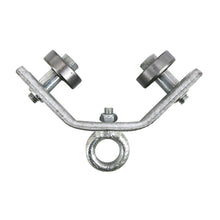 Last inn bildet i Galleri-visningsprogrammet, Vinkeljernskinne hengende wire trinse