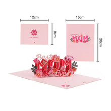 Last inn bildet i Galleri-visningsprogrammet, Morsdag 3D gratulasjonskort