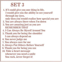 Last inn bildet i Galleri-visningsprogrammet, "Grunner til hvorfor du er min venn" vennskapsgave