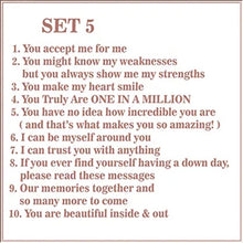 Last inn bildet i Galleri-visningsprogrammet, "Grunner til hvorfor du er min venn" vennskapsgave