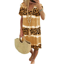 Last inn bildet i Galleri-visningsprogrammet, Women's Sexy Leopard Print Casual Midi Skirt