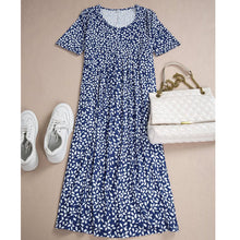 Last inn bildet i Galleri-visningsprogrammet, Kjole med elegant trykk