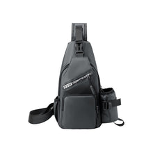 Last inn bildet i Galleri-visningsprogrammet, Skinnfilm for menn, vannflaske brystveske