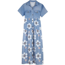 Last inn bildet i Galleri-visningsprogrammet, Trykt Kortermet Kjole