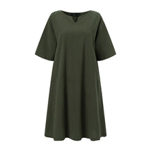 Last inn bildet i Galleri-visningsprogrammet, Ensfarget Løs kjole