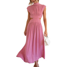 Last inn bildet i Galleri-visningsprogrammet, Ferie midikjole med utskjæring i midjen