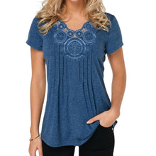 Last inn bildet i Galleri-visningsprogrammet, T-shirt coupe slim en dentelle à col en V