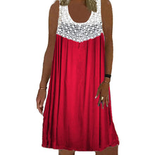 Last inn bildet i Galleri-visningsprogrammet, Plissert kjole med rund hals