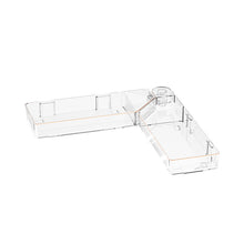 Last inn bildet i Galleri-visningsprogrammet, Veggmontert hjørnehylle uten stansing