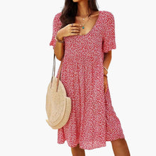 Last inn bildet i Galleri-visningsprogrammet, Kjole med trykk