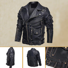 Last inn bildet i Galleri-visningsprogrammet, Vintage Skinn Jakke