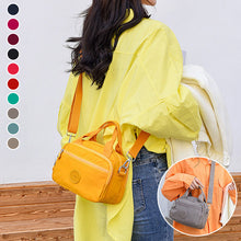 Last inn bildet i Galleri-visningsprogrammet, Funksjonell håndveske i ensfarget flerrom