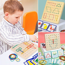 Last inn bildet i Galleri-visningsprogrammet, Geoboard av tre