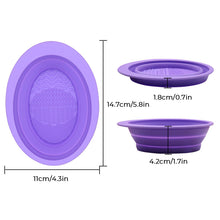 Last inn bildet i Galleri-visningsprogrammet, Silikonskål for rengjøring av sminkebørster