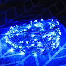 Last inn bildet i Galleri-visningsprogrammet, Jule USB fjernkontroll kobbertråd lysstreng