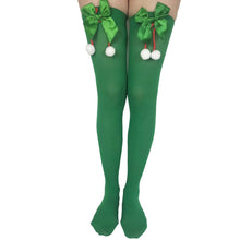 Last inn bildet i Galleri-visningsprogrammet, Lårhøye julestrømper