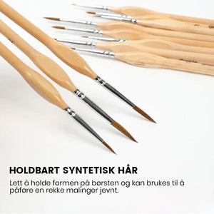 Miniatyr detalj penselsett
