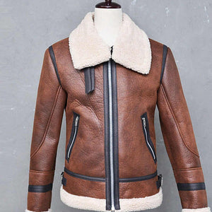 Vintage skinnjakke for menn