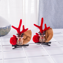 Last inn bildet i Galleri-visningsprogrammet, Christmas New Antler Plysj hårnåler
