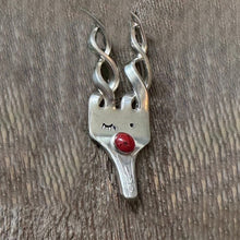 Last inn bildet i Galleri-visningsprogrammet, Morsom gaffel reinsdyr ornament
