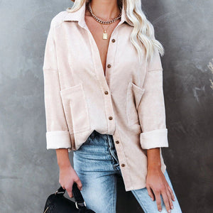 Uformell langermet bluse