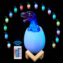 Last inn bildet i Galleri-visningsprogrammet, Dinosaur egg nattlys
