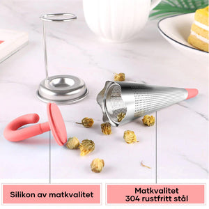 Paraply teopplukker i rustfritt stål