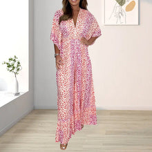Last inn bildet i Galleri-visningsprogrammet, Geometri Multi Print V-hals Kimono Jumpsuits
