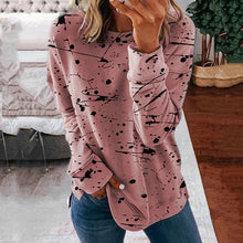 Last inn bildet i Galleri-visningsprogrammet, Langermet Genser med Graffititrykt og Løs Passform
