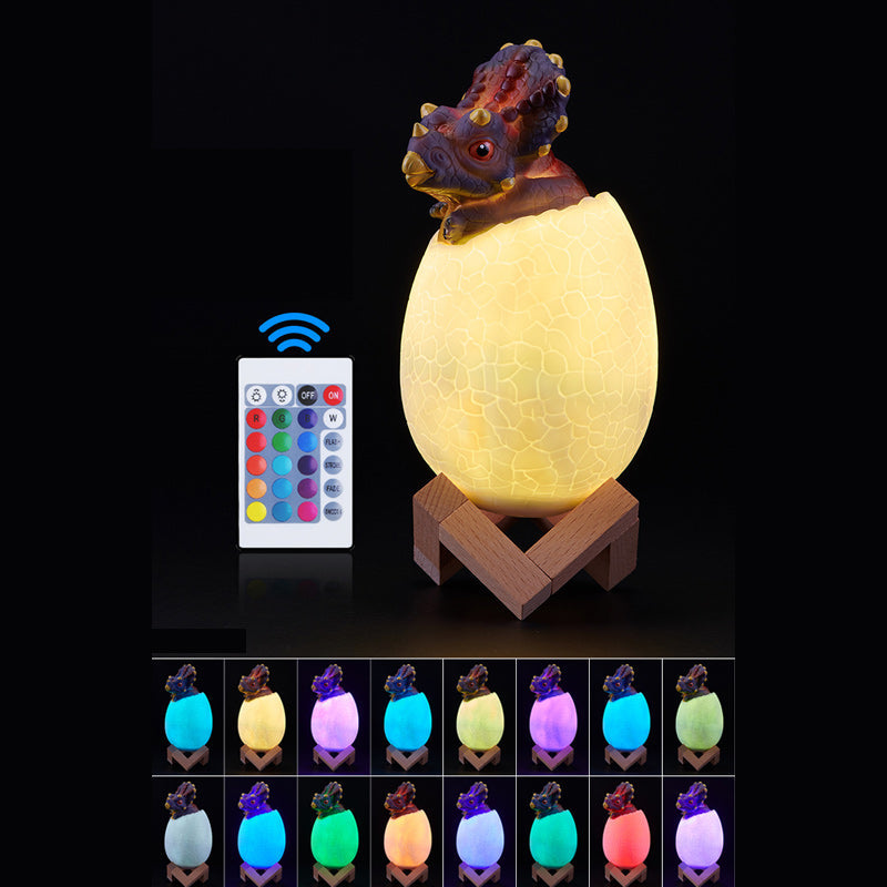 Dinosaur egg nattlys