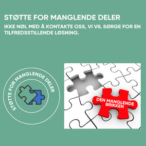 Julekalenderpuslespill 1000 brikker