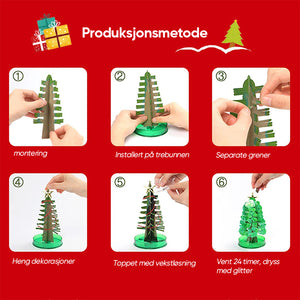3 i 1 Mini julgran magi växande