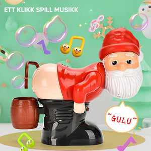 Morsom nissebobleblåser