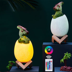 Dinosaur egg nattlys