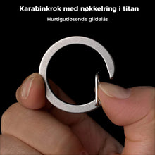 Last inn bildet i Galleri-visningsprogrammet, Karabinnøkkelring klips
