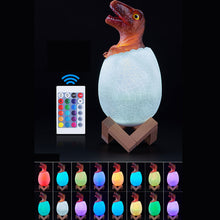 Last inn bildet i Galleri-visningsprogrammet, Dinosaur egg nattlys
