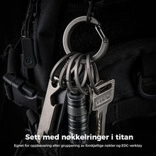 Last inn bildet i Galleri-visningsprogrammet, Karabinnøkkelring klips
