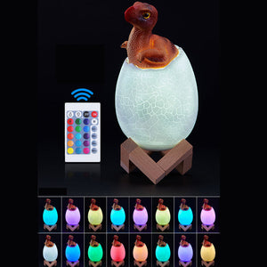 Dinosaur egg nattlys