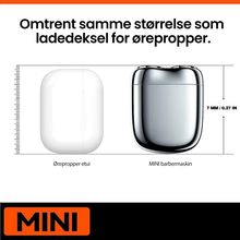 Last inn bildet i Galleri-visningsprogrammet, Oppladbar vanntett kompakt elektrisk barberhøvel
