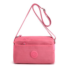 Last inn bildet i Galleri-visningsprogrammet, Dame uformelt flerlags fasjonabel nylon enkel crossbody-veske
