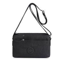 Last inn bildet i Galleri-visningsprogrammet, Dame uformelt flerlags fasjonabel nylon enkel crossbody-veske
