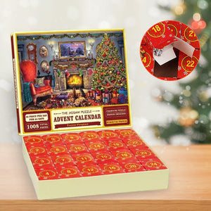 Jule-adventskalenderpuslespill